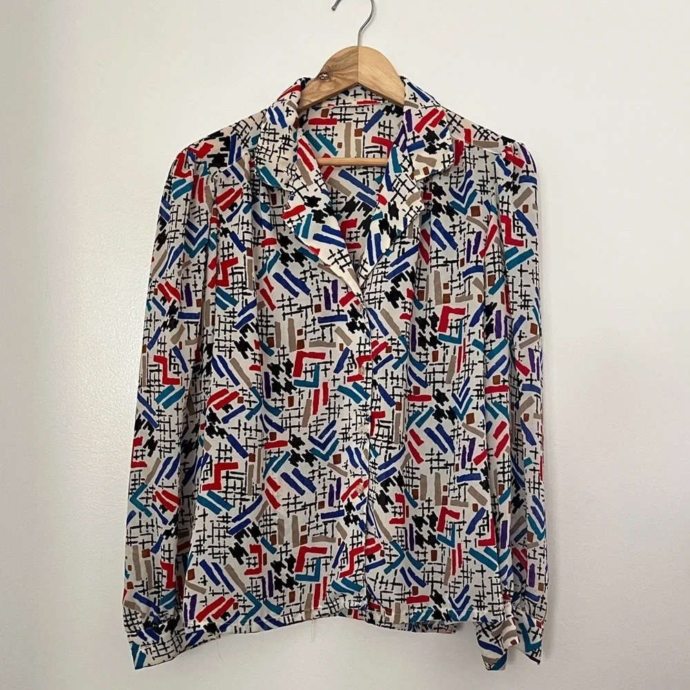 VINTAGE | Long sleeve button down shirt